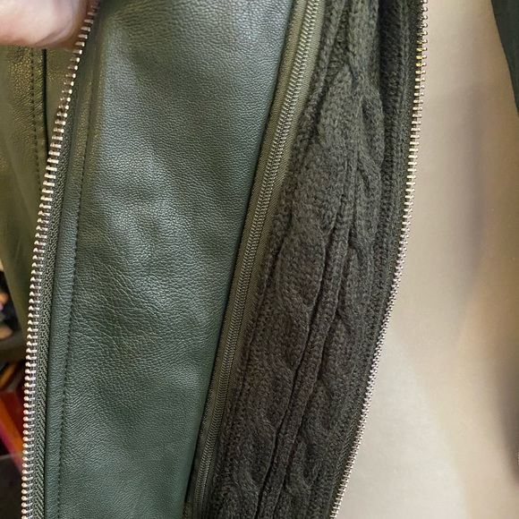 Guess Faux Leather Jacket retail $180 - Picture 7 of 16